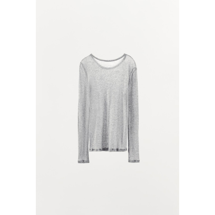 ПРИТАЛЕННАЯ ФУТБОЛКА С ДЛИННЫМИ РУКАВАМИ