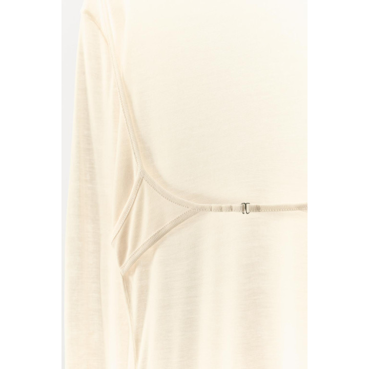 ФУТБОЛКА ИЗ ЛИОЦЕЛЛА С ДЕТАЛЬЮ НА СПИНКЕ