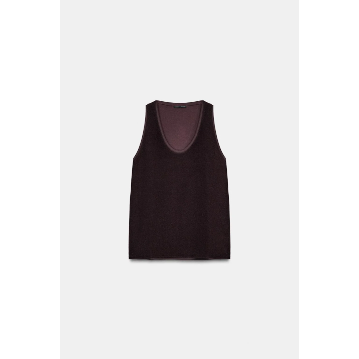 Мягкий топ без рукавов