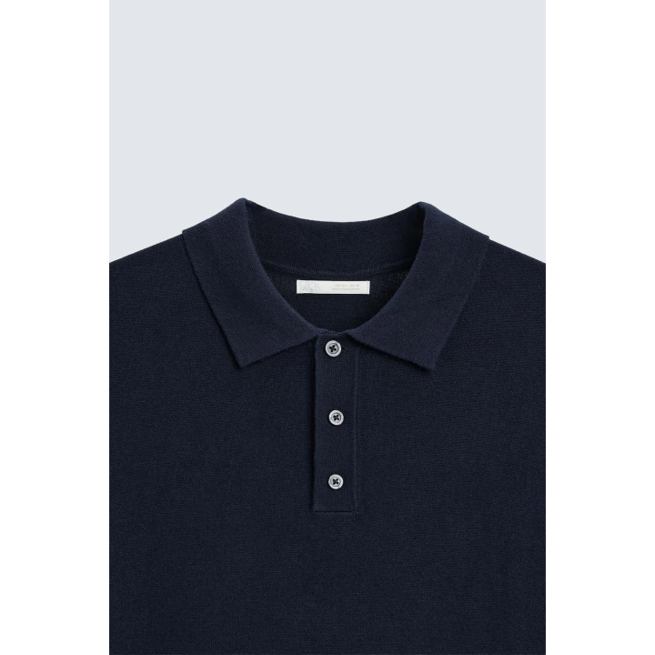 Поло свитер из вискозного микса