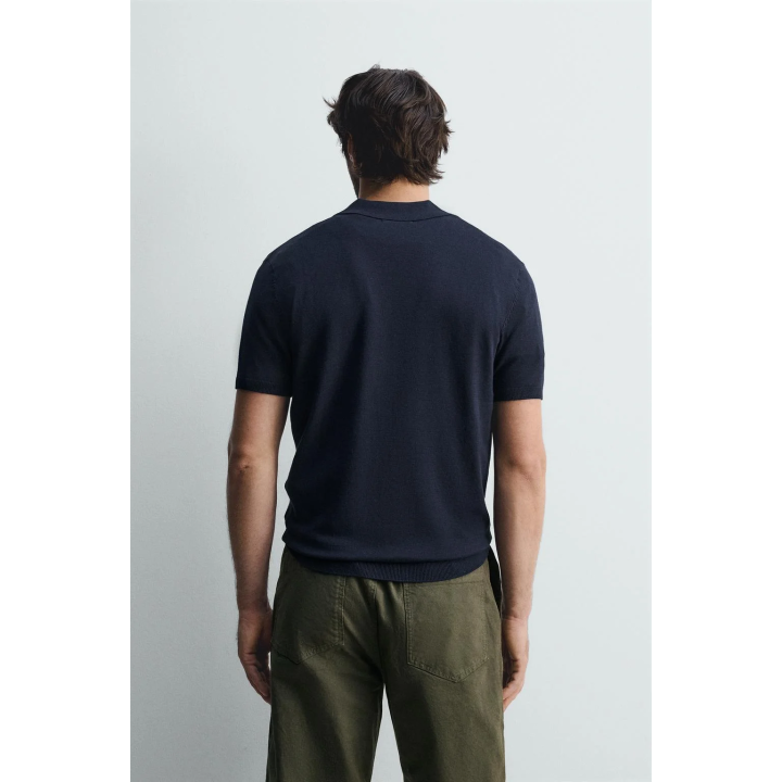 Поло свитер из вискозного микса