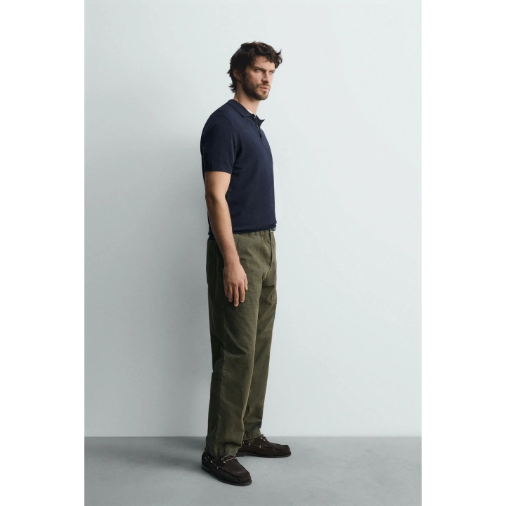 Поло свитер из вискозного микса