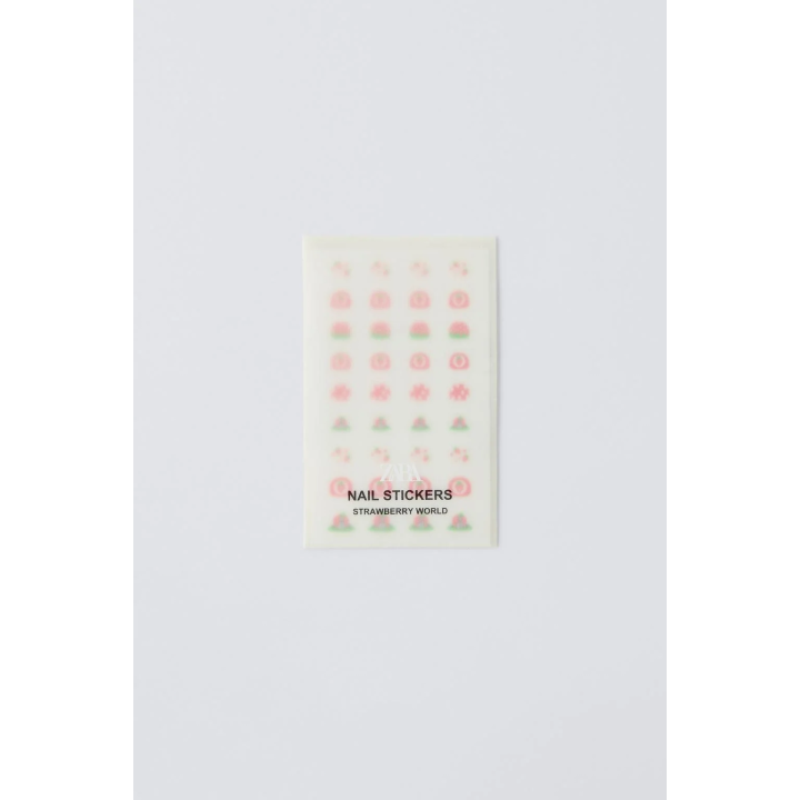 НАКЛЕЙКИ ZARA ДЛЯ НОГТЕЙ «КЛУБНИКА»
