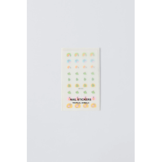 ZARA НАКЛЕЙКИ ДЛЯ НОГТЕЙ ТРОПИЧЕСКИЕ ЖИВОТНЫЕ