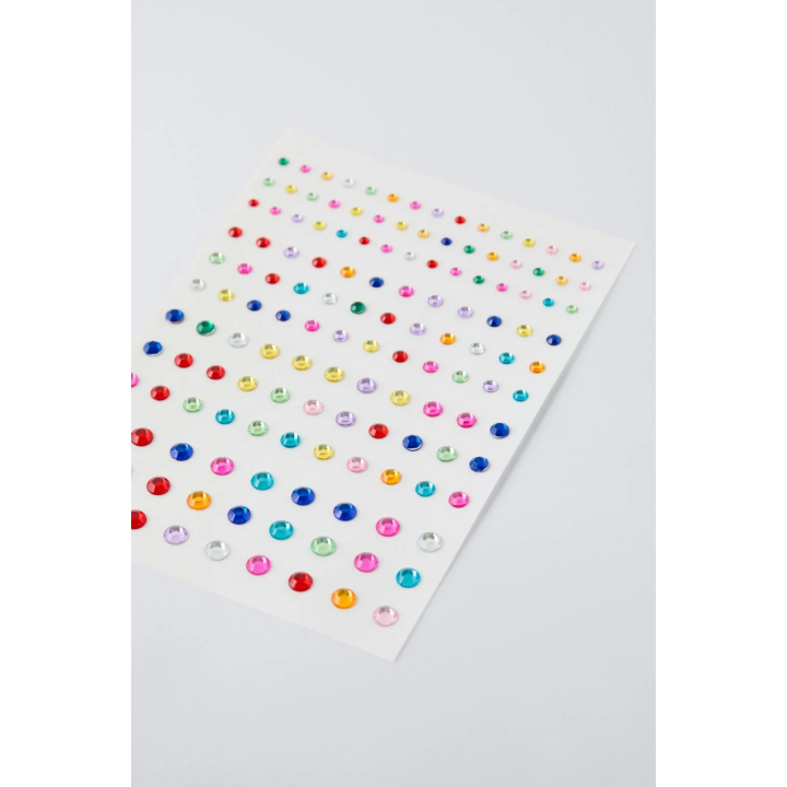 ZARA НАКЛЕЙКИ ДЛЯ ЛИЦА РАДУГА ЦВЕТЫ