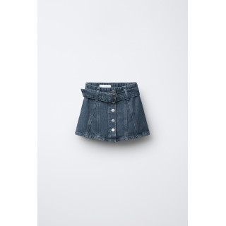 ДЖИНСОВАЯ ЮБКА С РЕМНЕМ