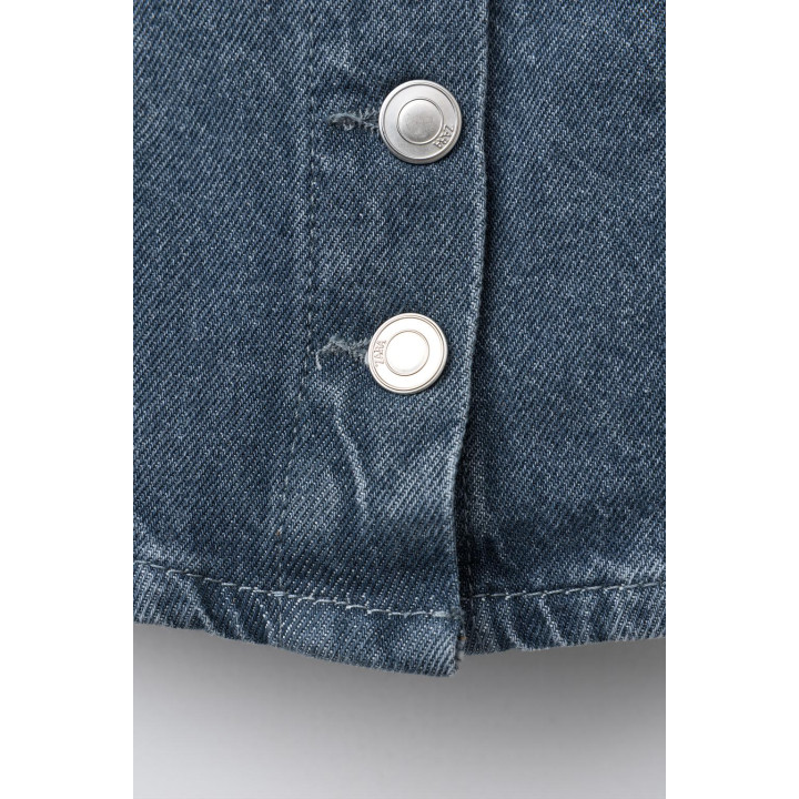 ДЖИНСОВАЯ ЮБКА С РЕМНЕМ