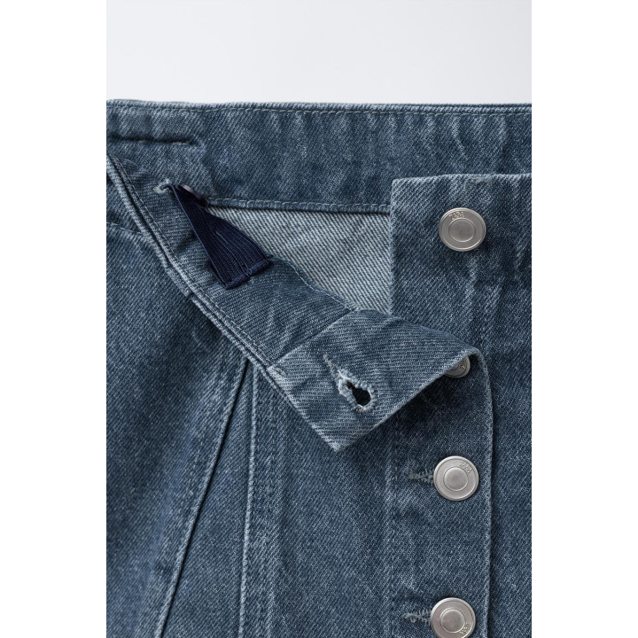 ДЖИНСОВАЯ ЮБКА С РЕМНЕМ