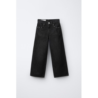 ДЖИНСЫ WIDE LEG С НАШИВКАМИ-ЗВЕЗДАМИ