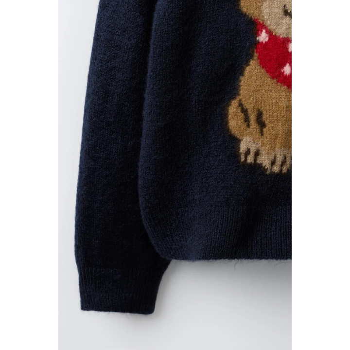 ВЯЗАНЫЙ ДЖЕМПЕР С СОБАКОЙ