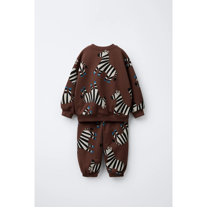 КОМПЛЕКТ ДЛЯ БЕГА С ПРИНТОМ "ЗЕБРА"