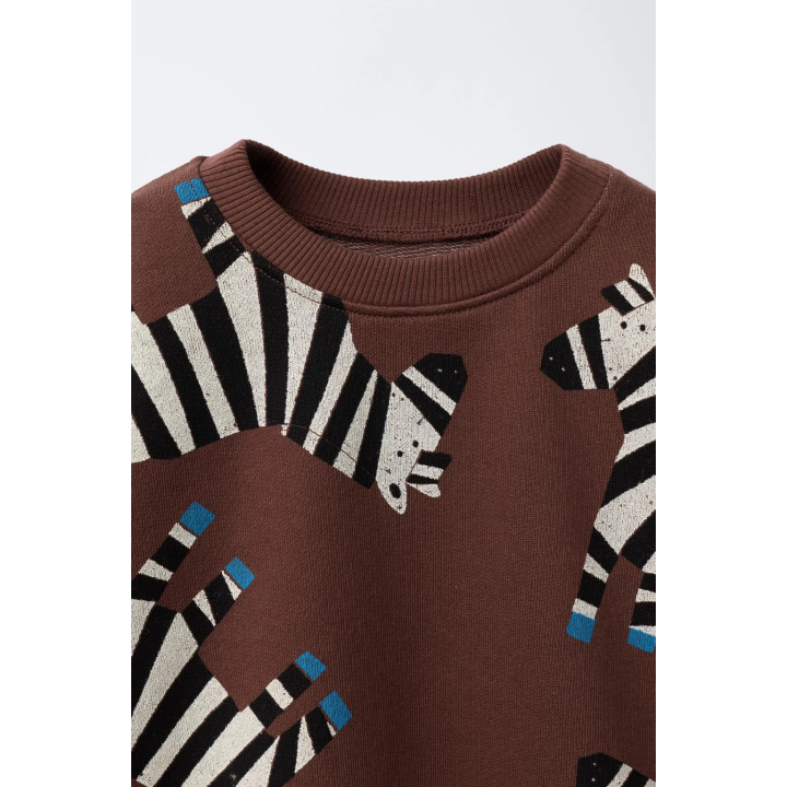 КОМПЛЕКТ ДЛЯ БЕГА С ПРИНТОМ "ЗЕБРА"