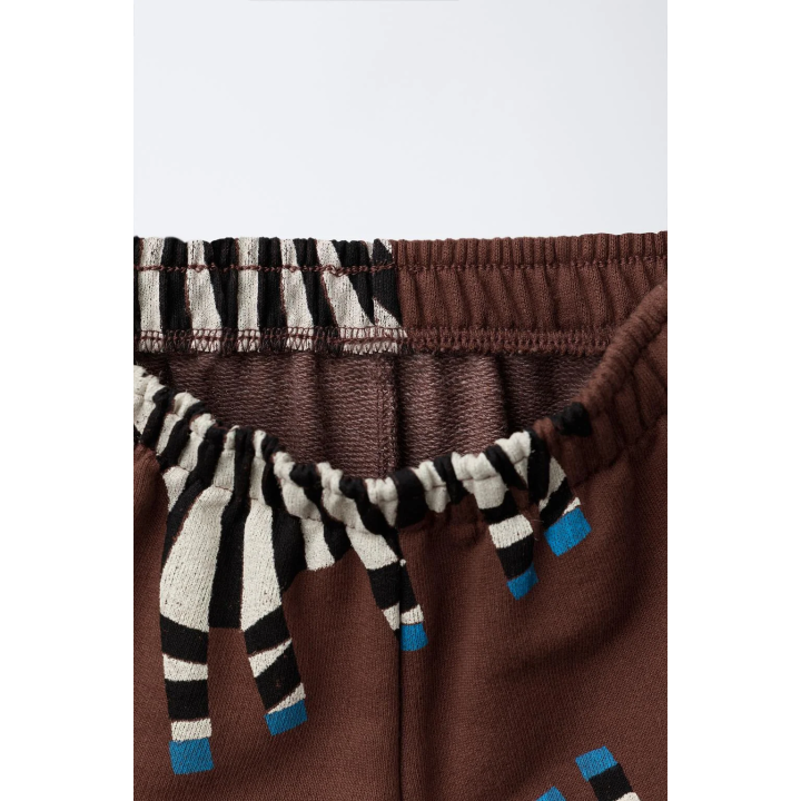 КОМПЛЕКТ ДЛЯ БЕГА С ПРИНТОМ "ЗЕБРА"