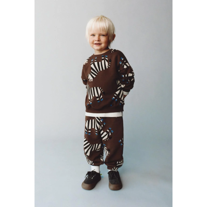 КОМПЛЕКТ ДЛЯ БЕГА С ПРИНТОМ "ЗЕБРА"