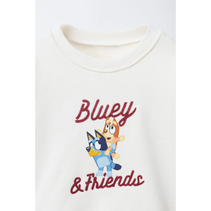 ТОЛСТОВКА С ВЫШИВКОЙ BLUEY © LUDO STUDIO