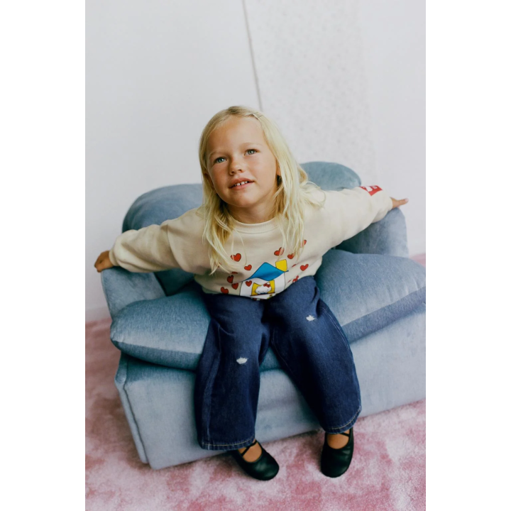 ТОЛСТОВКА HELLO KITTY © SANRIO С ПРИНТОМ «ДОМИК»