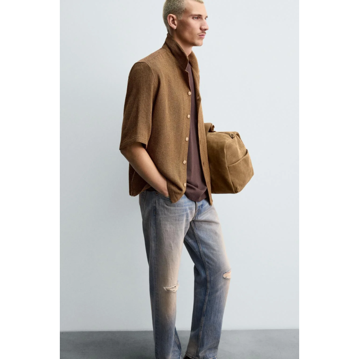 Рубашка с текстурой