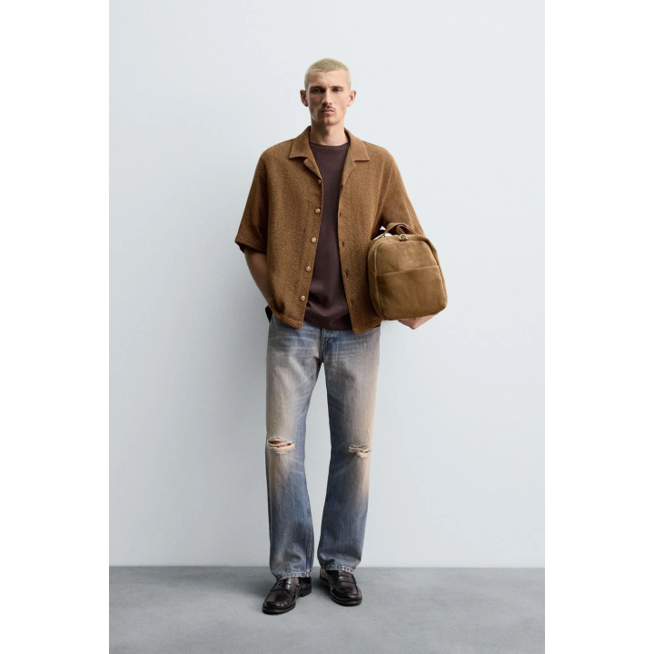 Рубашка с текстурой