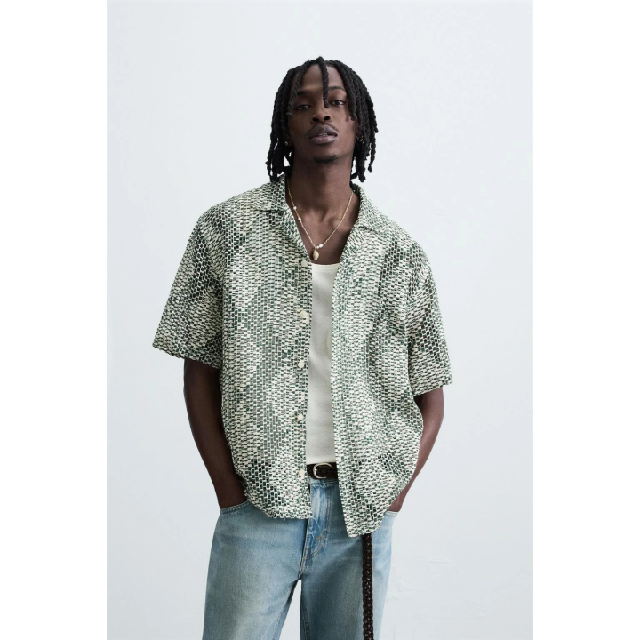 РУБАШКА ИЗ ТКАНИ КРОШЕ