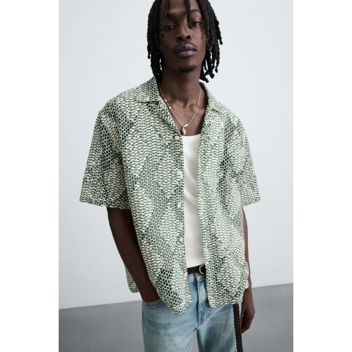 РУБАШКА ИЗ ТКАНИ КРОШЕ