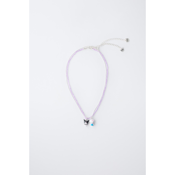 НАБОР ИЗ ДВУХ ОЖЕРЕЛИЙ С БУСИНАМИ HELLO KITTY И KUROMI © SANRIO