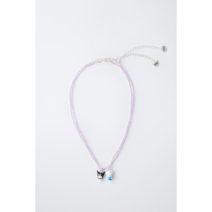 НАБОР ИЗ ДВУХ ОЖЕРЕЛИЙ С БУСИНАМИ HELLO KITTY И KUROMI © SANRIO