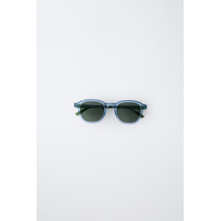 СОЛНЦЕЗАЩИТНЫЕ ОЧКИ С ПРОЗРАЧНОЙ ОПРАВОЙ