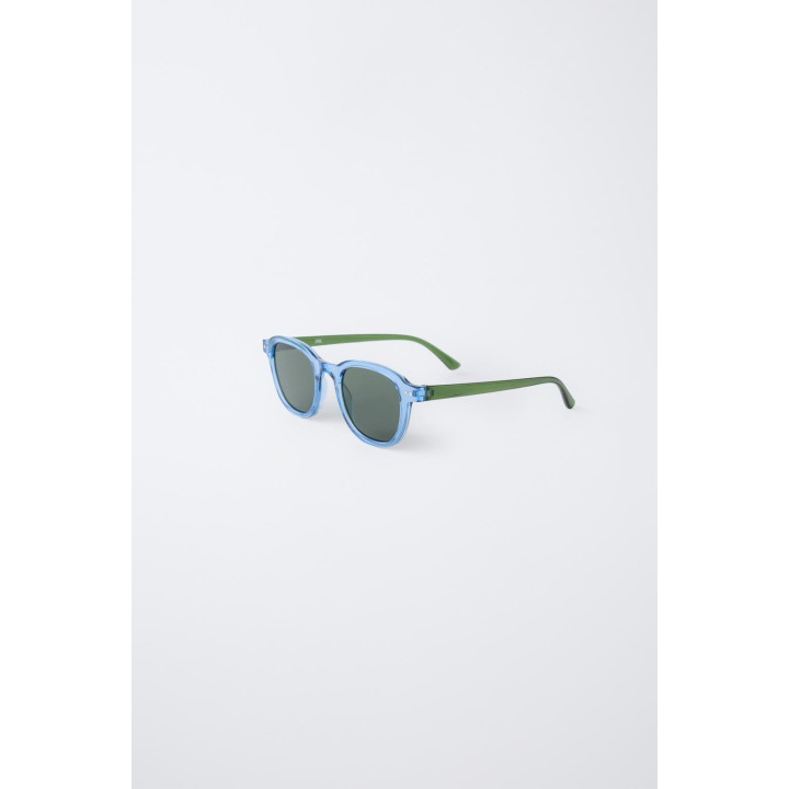 СОЛНЦЕЗАЩИТНЫЕ ОЧКИ С ПРОЗРАЧНОЙ ОПРАВОЙ