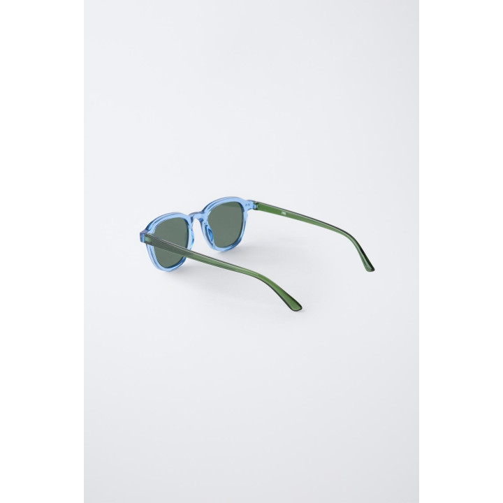 СОЛНЦЕЗАЩИТНЫЕ ОЧКИ С ПРОЗРАЧНОЙ ОПРАВОЙ