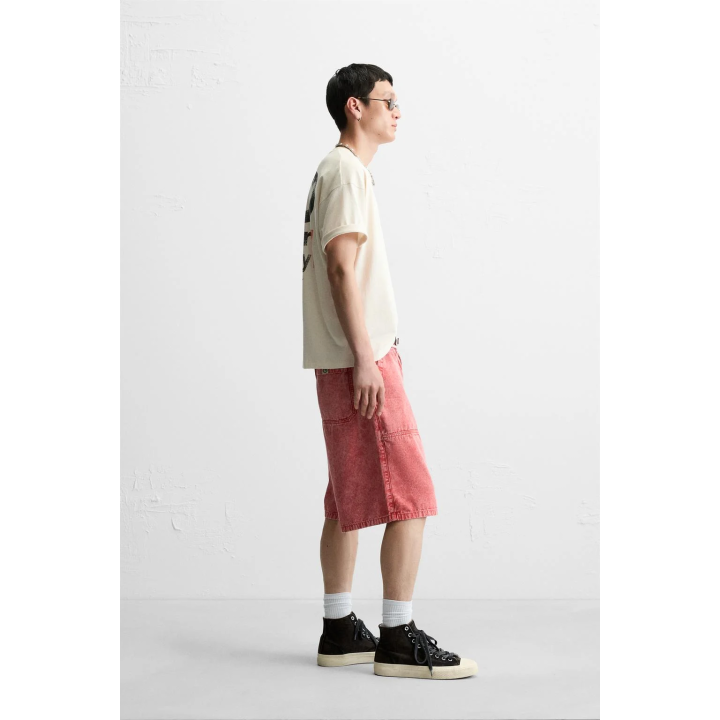 ФУТБОЛКА С ПРИНТАМИ С ЭФФЕКТОМ ОМБРЕ