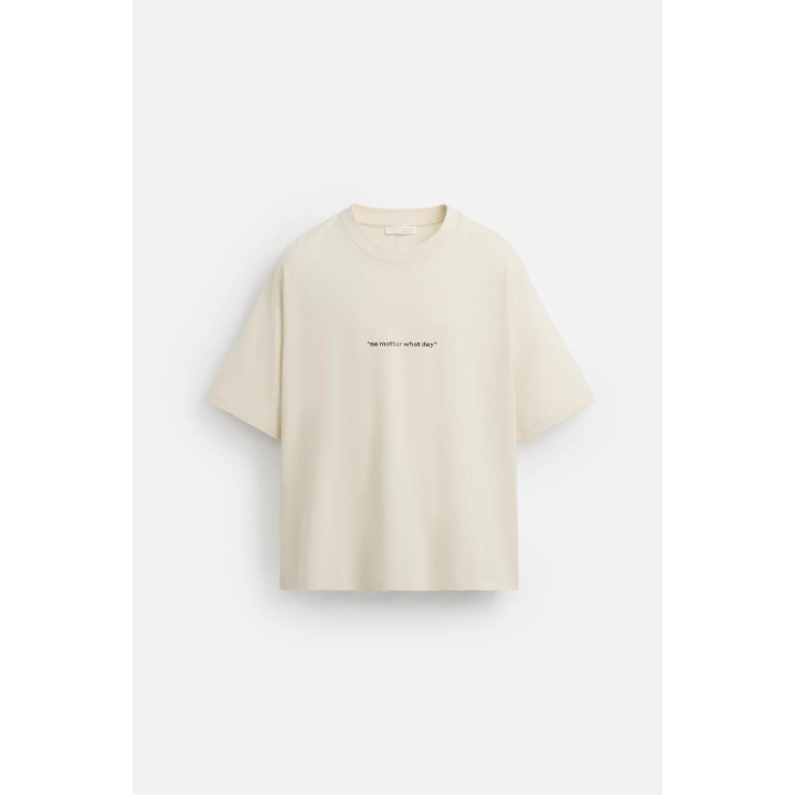 ФУТБОЛКА С ПРИНТАМИ С ЭФФЕКТОМ ОМБРЕ