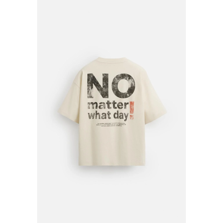 ФУТБОЛКА С ПРИНТАМИ С ЭФФЕКТОМ ОМБРЕ