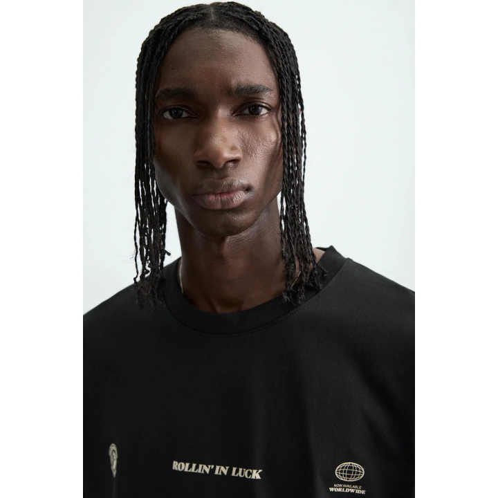 ФУТБОЛКА С ПРИНТОМ В ВИДЕ КУБИКОВ