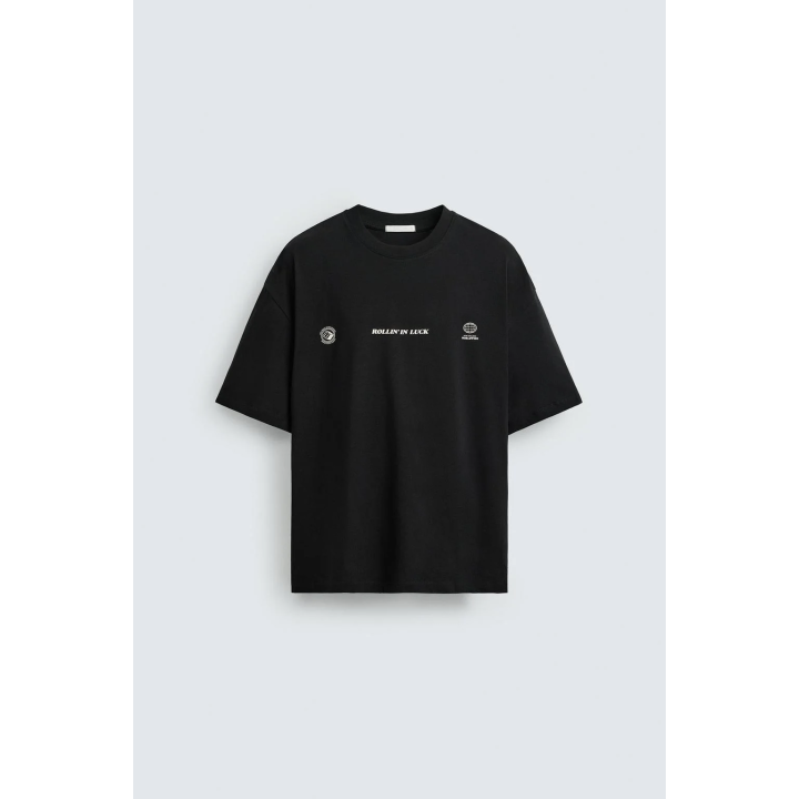 ФУТБОЛКА С ПРИНТОМ В ВИДЕ КУБИКОВ