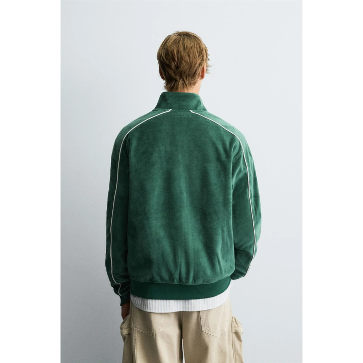 ВЕЛЮРОВАЯ ТОЛСТОВКА НА МОЛНИИ