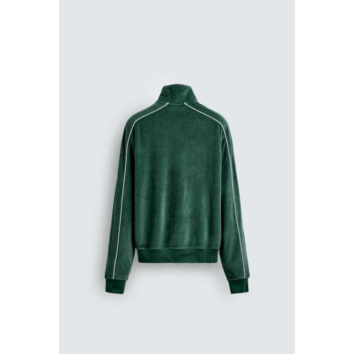 ВЕЛЮРОВАЯ ТОЛСТОВКА НА МОЛНИИ