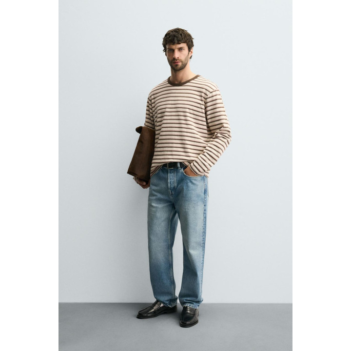 ЖАККАРДОВАЯ ФУТБОЛКА В ПОЛОСКУ