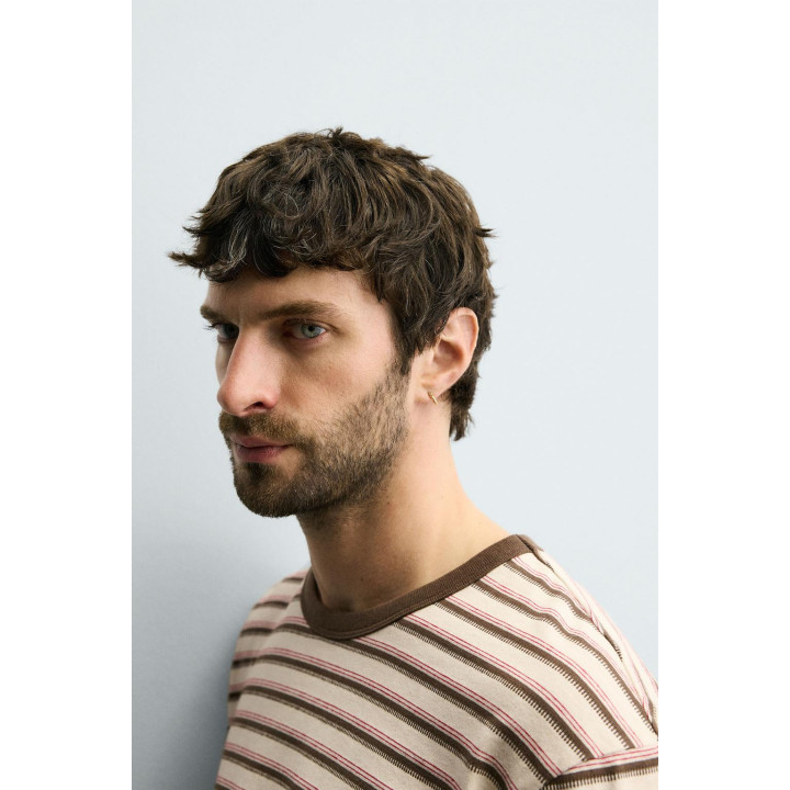 ЖАККАРДОВАЯ ФУТБОЛКА В ПОЛОСКУ