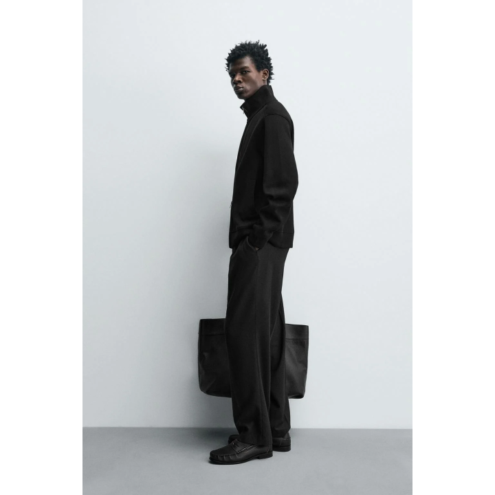 ФУТБОЛКА ИЗ ТКАНИ В МЕЛКУЮ ПОЛОСКУ