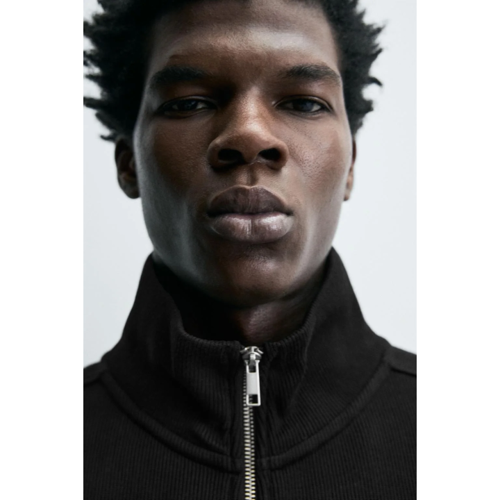 ФУТБОЛКА ИЗ ТКАНИ В МЕЛКУЮ ПОЛОСКУ