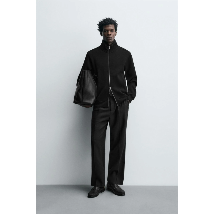 ФУТБОЛКА ИЗ ТКАНИ В МЕЛКУЮ ПОЛОСКУ