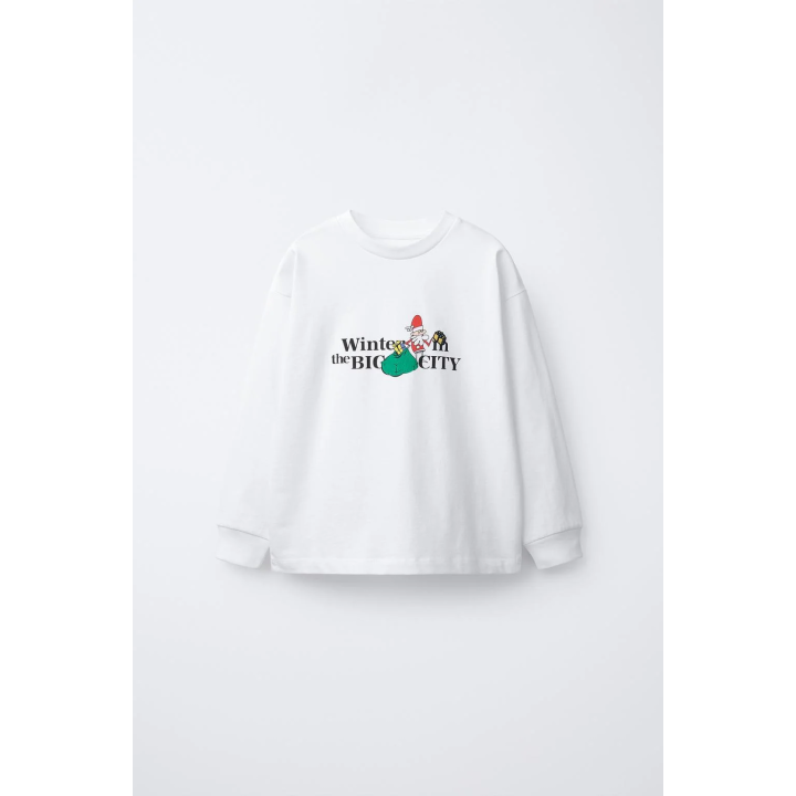 ФУТБОЛКА С ПРИНТОМ «САНТА-КЛАУС»