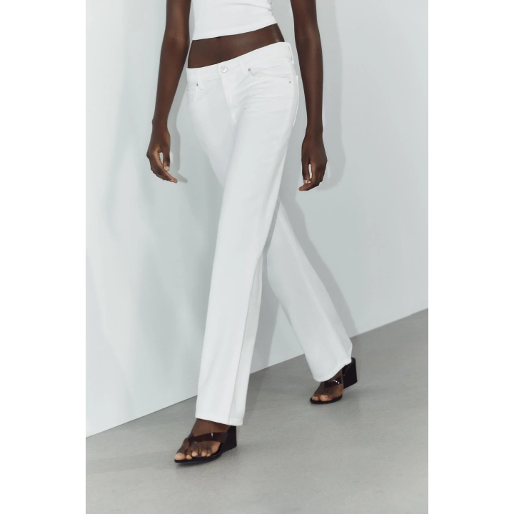 ДЖИНСЫ TRF WIDE-LEG С НИЗКОЙ ПОСАДКОЙ