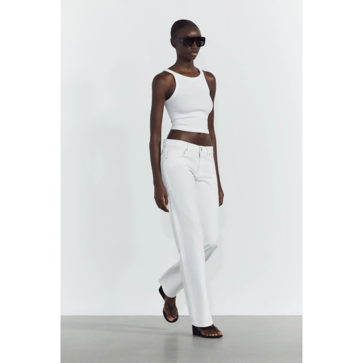 ДЖИНСЫ TRF WIDE-LEG С НИЗКОЙ ПОСАДКОЙ