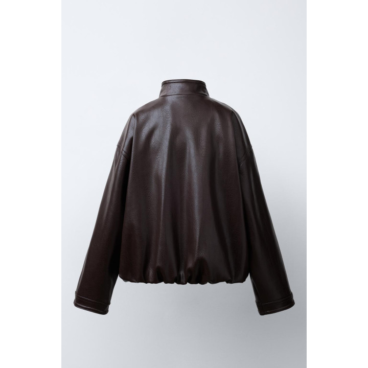 КУРТКА ИЗ ИСКУССТВЕННОЙ КОЖИ