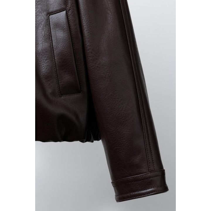 КУРТКА ИЗ ИСКУССТВЕННОЙ КОЖИ