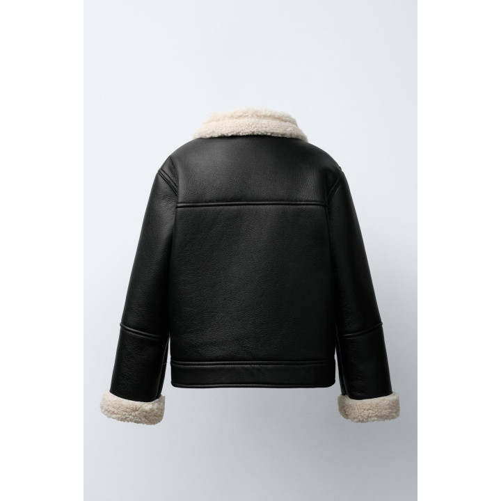 КУРТКА-ДУБЛЕНКА В БАЙКЕРСКОМ СТИЛЕ