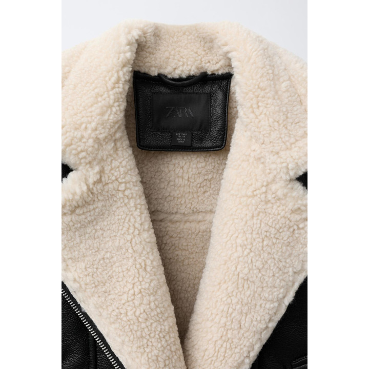 КУРТКА-ДУБЛЕНКА В БАЙКЕРСКОМ СТИЛЕ