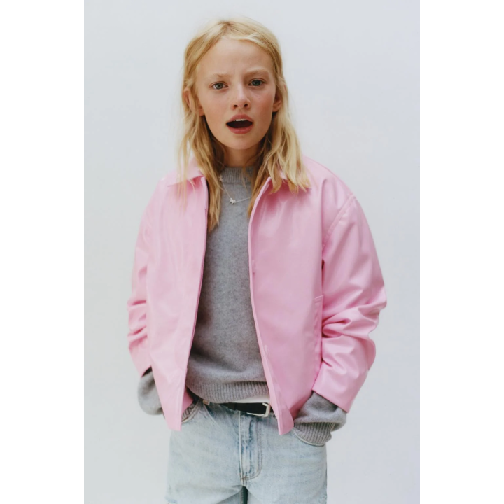 КУРТКА ИЗ ИСКУССТВЕННОЙ КОЖИ