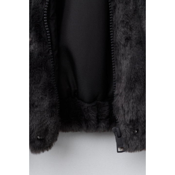 КУРТКА С КАПЮШОНОМ И ОТДЕЛКОЙ ПОД МЕХ